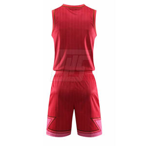 Ensemble de maillot et short de basket-ball, coupe confortable, tissu léger, uniforme de basket-ball pour les athlètes - Product Image 3