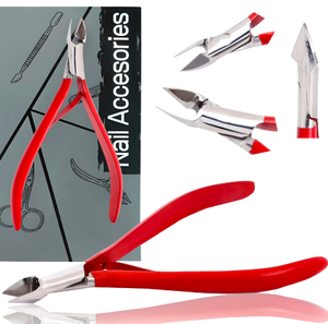 Outil de podiatrie de qualité hospitalière-Coupe-ongles allemand forgé de 15cm Pinces à ongles en porte-à-faux incurvées pour ongles épais - Product Image 2