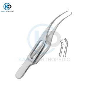 Instrument chirurgical ophtalmique réutilisable à angle Extra délicat, nouvelle pince de Suture de liaison en titane de KAHLU orthopédique - Product Image 5