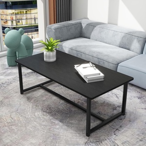 Matte <b>Black</b> Color Coffee <b>Side</b> <b>Table</b> Modern Design for Your Living Room or Lounge Space - Product Image 1