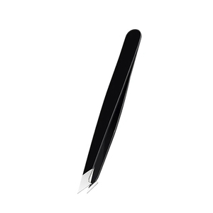 Pinzas de cejas de acero inoxidable Esenciales de aseo para cejas perfectas Pinzas de cejas de Gray Rocks - Product Image 3