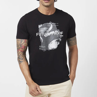 T-shirts imprimés pour hommes de haute qualité, designs vibrants disponibles, t-shirts élégants à manches courtes provenant d'un fournisseur en gros