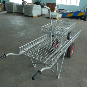 Carrito de vivero para invernadero, carrito de transporte de flores para Centro de jardín con ruedas, carrito de mano hortícola para el cuidado de las plantas - Product Image 1
