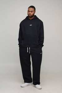 Sudadera con Capucha para Hombre, Estilo Casual, Otoño, 100% Algodón, Felpa, Dobladillo y Puños Acanalados, Impresión Digital Bordada, Corte Regular, Color Negro, Precio de Fábrica - Product Image 3