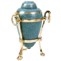 Urne funéraire en laiton de qualité supérieure Style américain Mémorial pour adultes Cendres funéraires Souvenir Direct Fabricant Top Leading Design