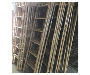 Free <b>Standing</b> Rust Proof Bath Bamboo <b>Wooden</b> <b>Towel</b> Rack Ladder - Product Image 1