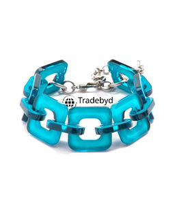 Tradebyd Fashion Bracelets en résine Bijoux artisanaux uniques Idéal pour les femmes Filles Marché de gros et de cadeaux - Product Image 1