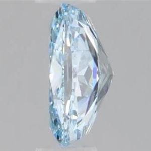 2.00Ct Oval Cut Fancy Blue Lab Grown Diamond Solitaire Ring en 10K 14K 18K Oro sólido Regalo de compromiso de boda - Product Image 4