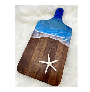 Planche à découper en bois d'acacia et résine verte la plus vendue planche à fromage de viande de mariage cuisine de ferme qualité supérieure prix supérieur - Product Image 2