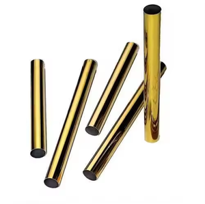 Mill Finish PVD Mirror Stainless Steel Tubes SS304 SS202 SS316 for Modern Interior Decoration <b>Curtain</b> Rod Designs <b>Welding</b> - Product Image 1