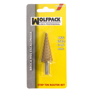 Punta da trapano a gradini Wolfpack HSS da 0/4 a 20 mm. - Product Image 2
