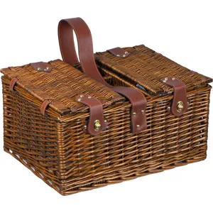 Panier de pique-nique personnalisé Gillian avec accessoires pour ustensiles de camping en plein air - Product Image 3