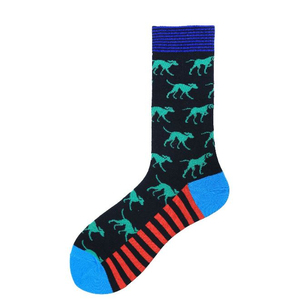 Custom Mens Personalized Dress Trendy <b>Socks</b> Fashion Fun Colorful Cotton Crew <b>Socks</b> Hot Novelty Happy <b>Socks</b> with logo Wholesale - Product Image 3