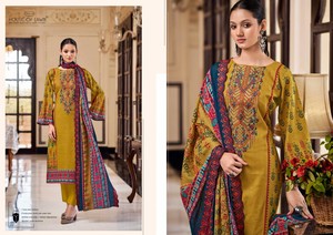 Colección de Salwar Kameez de Algodón Premium con Estampado Digital, Ropa de Fiesta India y Pakistaní, Tejido House Lawn, Absorbe la Humedad, Secado Rápido - Product Image 6