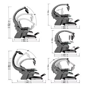 High Quality Industrial OEM Customizable Home Office <b>Zero</b> <b>Gravity</b> Racing Gaming <b>Chair</b> New Design Promotion Massage Height - Product Image 3