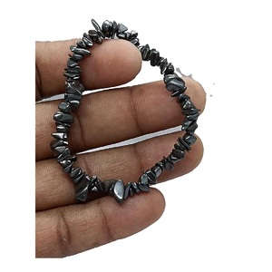 Hématite Cristal Chips Bracelet Cristal Chips Pierre bracelet Cristal Gemme Bijoux De Mode Hommes et Femmes Cadeau Énergie - Product Image 2