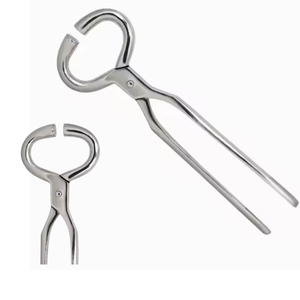 Pince professionnelle de testeur de sabot de cheval en acier inoxydable de qualité supérieure outil de maréchal-ferrant réutilisable pour la conception durable des soins vétérinaires - Product Image 4