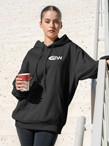 Femmes surdimensionné 100% coton pull à capuche imprimé Streetwear polaire vestes décontracté hiver mode avant Logo sweats - Product Image 6