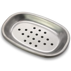 รอยัลวินเทจโลหะจานสบู่อ่างล้างจานผู้ถือสบู่อุปกรณ์ห้องน้ำระบายน้ำด้วยตนเองออแกไนเซอร์ผู้ถือสบู่ - Product Image 2