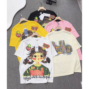 Camiseta de Anime de moda informal para mujer de gran tamaño transpirable algodón Spandex talla única suelta de alta calidad - Product Image 3