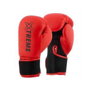 Gants de boxe en cuir Xtreme unisexes personnalisables, paume respirante, fermeture auto-agrippante, emballage personnalisé, entraînement de kick-boxing - Product Image 1