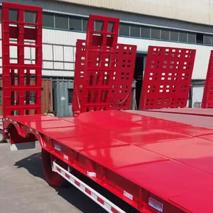 Remorque de charge utile de capacité de charge de 60 tonnes 13m nouvelle remorque surbaissée à 3 essieux à vendre - Product Image 2