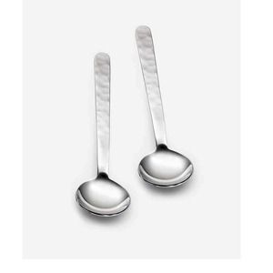 ทัพพีสแตนเลสขัดเงาสีเงินช้อนเสิร์ฟสำหรับร้านอาหาร - Product Image 3