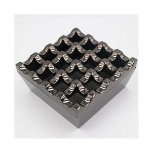 Cendrier en marbre très populaire accessoire de bar classique noir gris pour la décoration de table support de attrape-cendres élégant - Product Image 1