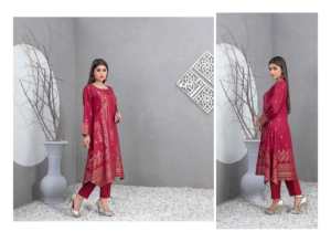 Haute qualité dames Salwar Kameez vêtements hiver agrafe Broshia Banarsi tissu inde Pakistan Style haute qualité d'exportation islamique - Product Image 3