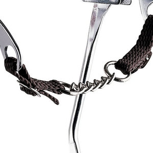Broca de caballo Hackamore con cadena de bordillo y mejillas de 35cm | Combo ligero, tamaño personalizado, brocas de caballo más vendidas 2025 - Product Image 4