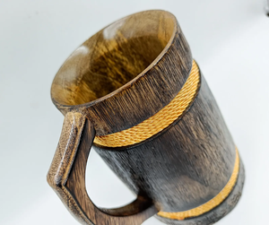 Mug à café en bois, artisanat écologique, mug de voyage classique, passe au lave-vaisselle, utilisation en camping, produit en promotion par Saniya Handicraft - Product Image 5