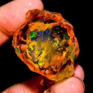 โอปอลไฟเรืองแสงธรรมชาติโอปอลอัญมณีโอปอลหยาบจากธรรมชาติอัญมณีโอปอลแบบใสจากธรรมชาติสำหรับจี้ของขวัญสำหรับคริสต์มาส - Product Image 2