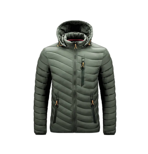 Grossiste Veste bouffante en cuir d'agneau véritable pour hommes - Product Image 2