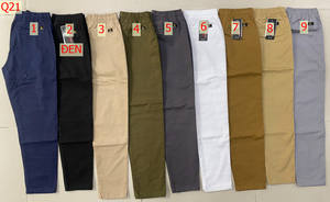 เสื้อผ้าฝ้ายผู้ชาย5% สแปนเด็กซ์95% กก. กางเกงยาว0.3กก. กางเกง30X30X2ซม. เอวยางยืดของสีกากีประเทศเวียดนาม - Product Image 4