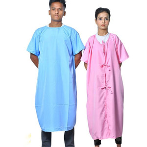 Tablier patient respirant avec revêtement anti-déversement pour usage clinique et dentaire Tablier patient en poly coton - Product Image 5