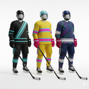 Uniforme d'élite de hockey sur glace 2026 |   Ensemble de sublimation personnalisé pour les équipes |   Vente en gros d'usine OEM 100% polyester à séchage rapide personnalisé pour équipe - Product Image 2