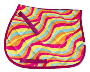 Ensemble de coussinets de selle/Ensemble de coussinets de selle de cheval/Ensemble de coussinets de selle de sublimation Ensemble de coussinets de selle de dressage équin Conception de points - Product Image 4