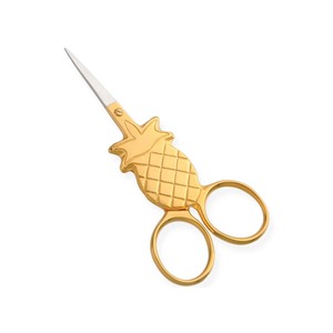 Ciseaux à cuticules en acier inoxydable multi-usages de qualité allemande Ciseaux de manucure avec poignées dorées Ciseaux à ongles en acier inoxydable - Product Image 1