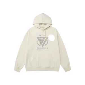 เสื้อฮู้ดสตรีทแวร์ผู้ชาย แฟชั่นทันสมัย ผ้าฝ้ายฟลีซ 100% แห้งเร็ว ระบายอากาศดี มีกระเป๋าเสื้อ ออกแบบได้ตามต้องการ - Product Image 4