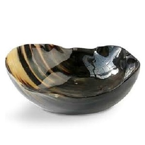 Ensaladera decorativa de cuerno de búfalo disponible en todos los tamaños Cuerno de búfalo indio Artesanía Vajilla Cuenco de cuerno para el hogar y la decoración - Product Image 1