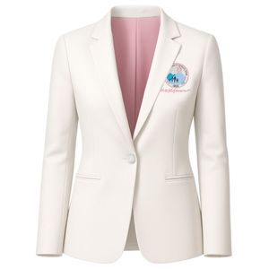 Jack Và Jill Màu Xanh Đậm Blazer Phù Hợp Chính Thức Womens Văn Phòng Mặc Cao Cấp Đồng Phục Kỷ Niệm Tổ Chức Sự Kiện Lễ Chuyên Nghiệp Áo Khoác - Product Image 1