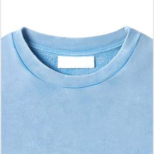 Sweat-shirts d'automne unis, personnalisables en gros, pour hommes, avec broderie et impression en relief, style streetwear, vêtements pour hommes - Product Image 3