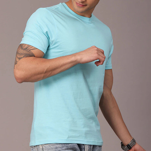 T-shirts en coton pour hommes, coupe ajustée, 180 g/m², couleurs vives, décontractés, haute qualité, vente en gros, pour la mode estivale et le commerce de détail - Product Image 5
