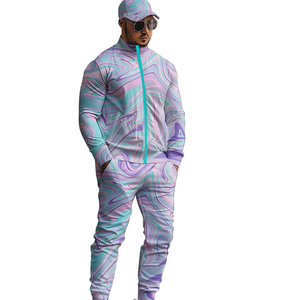 Survêtements décontractés pour hommes, ensembles de jogging à manches longues, ensembles de survêtements, vestes et pantalons de survêtement, tenue en 2 pièces - Product Image 3