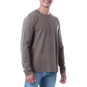 Sweat-shirt à col rond surdimensionné en coton épais pour hommes Style pull intérieur doux personnalisé pour l'hiver Teint uni avec personnalisation - Product Image 5