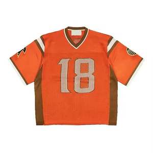 Kits de camisetas de fútbol por sublimación de poliéster 100% al por mayor uniformes de fútbol transpirables personalizados conjunto logotipo para hombres de talla grande corto - Product Image 1