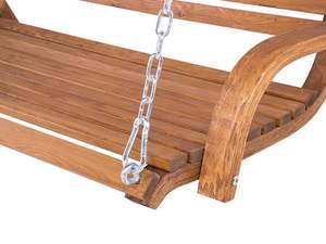 Columpio de Jardín Elora de Madera Maciza con Acabado Marrón para Exteriores - Product Image 6