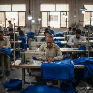 Sudadera con Capucha Azul Rey con Estampado en la Parte Delantera y en las Mangas |   Sudadera con Capucha Estilo Urbano con Efecto Desgastado por el Sol, Sudadera con Cierre |   Chaqueta Urbana Premium - Product Image 2