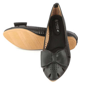 Women's Fancy <b>Pumps</b> (7061-H7) - <b>Black</b> - Product Image 5