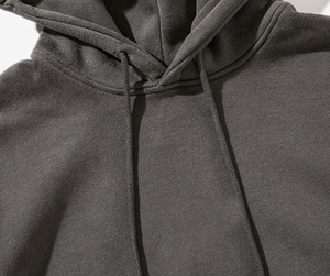 Sweat-shirt à capuche et pantalon avec fermeture éclair délavé à l'acide 100% coton pour hommes avec logo personnalisé Sweats à capuche décontractés d'hiver - Product Image 2